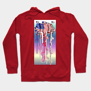 US Flag Splash Hoodie